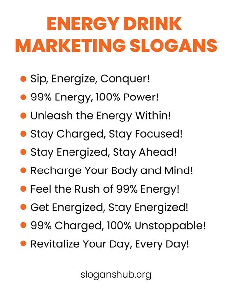 Energy Drink Marketing Slogans | Boost energy drink, Energy drinks ...