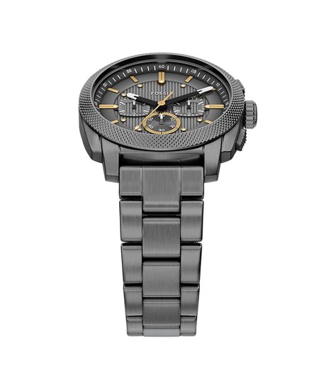 Machine Chronograph Smoke Stainless Steel Watch - FS6160