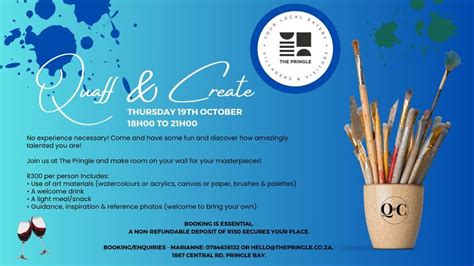 Quaff & Create, The Pringle, Mitchell's Plain, 19 October 2023 ...