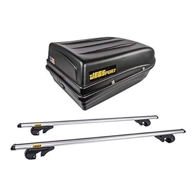 JEGS 90097K Rooftop Cargo Carrier Kit with Roof Rack India | Ubuy