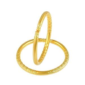 DULCI® Gold Plated Brass Open Ended Free Size Adjustable Baby Boy Baby ...