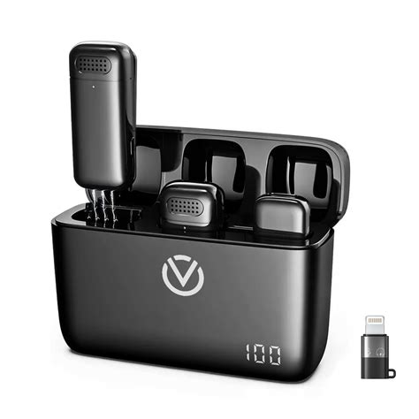 VOOK Wireless Mic with Noise Reduction for Video Recording, Support ...