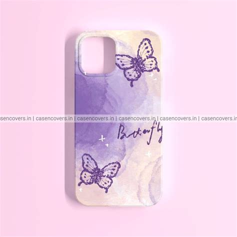 Purple Aesthetic Butterfly Case – CASE N COVER