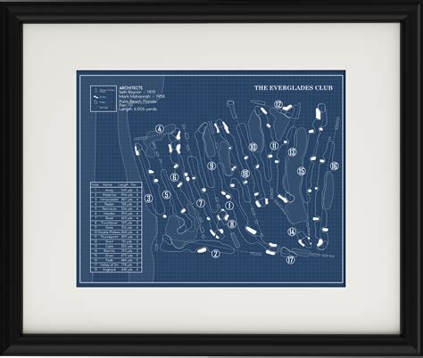 The Everglades Club Blueprint (Print) – GolfBlueprints