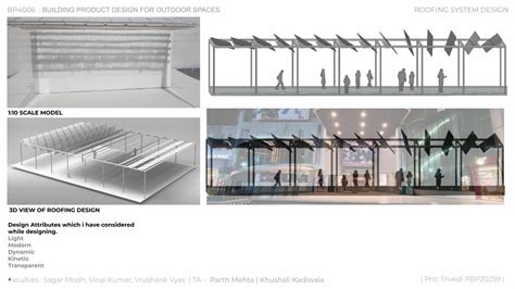 Form Semantics | Roofing System Design| Staircase | CEPT - Portfolio