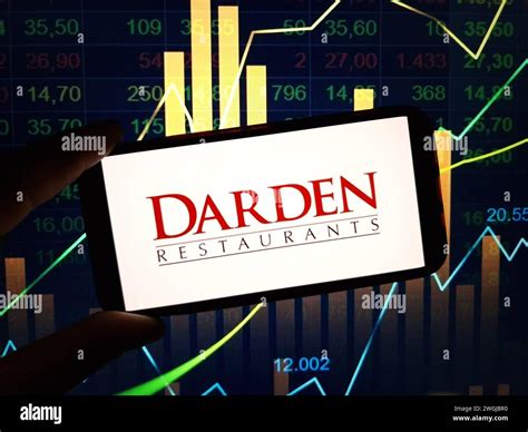 Konskie, Poland - February 04, 2024: Darden Restaurants company logo ...