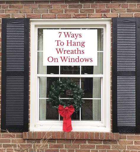 Christmas Wreaths With Old Windows
