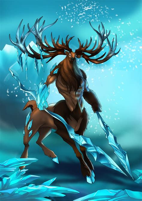 ArtStation - card game - ice creatures, Lyuben Rusinov | Monster art ...