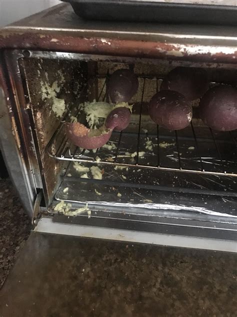 Image result for Exploding Potato in Oven