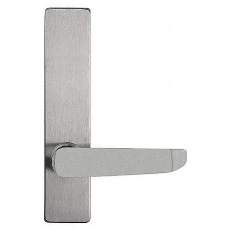 DETEX, 48 in Max Door Wd, Aluminum, Mechanical Exit Device Trim ...