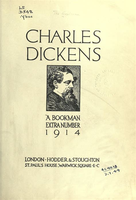 Charles Dickens. A Bookman extra number, 1914 : Free Download, Borrow ...