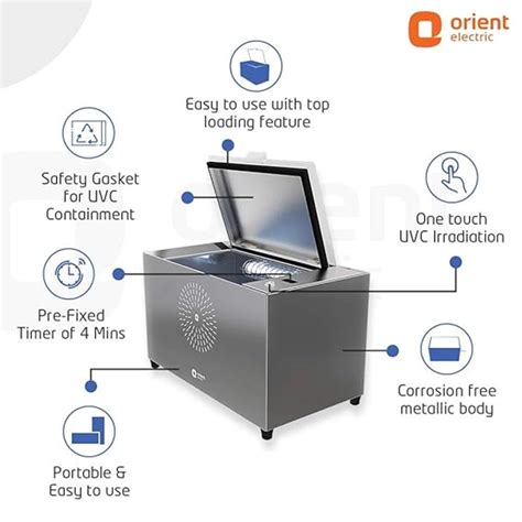 Orient Electric UV Sanitech One Touch Sanitization/Sterilization box ...