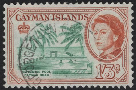 SCG4783 - Cayman Islands 1962 – Swimming Pool, Cayman Brac (Queen Eliz ...