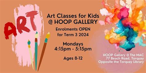 Torquay Art Classes for Kids TERM 3 @ Hoop Gallery, Hoop Gallery ...