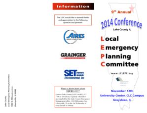 Fillable Online lclepc 2014 lake county lepc conference registration ...