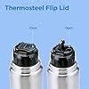 Milton Flip Lid 1000 Thermosteel Water Bottle 1 LTR, 24 Hr Hot and Cold ...