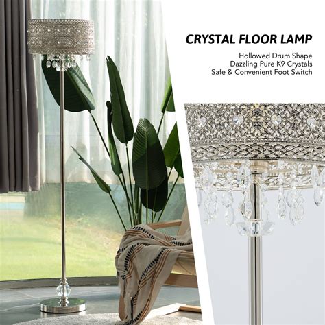 Popular Crystal Chandelier Floor Lamp To Upgrade