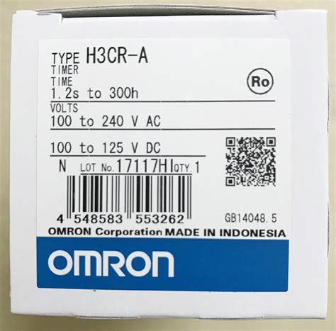 Omron H3CR A8 H3CRA8 100-240VAC 100-125VDC Input Timer : Amazon.in ...