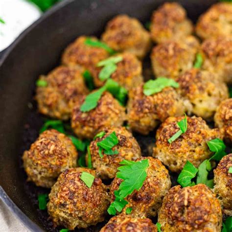 Baked Meatballs in Oven - Tiny Batch Cooking