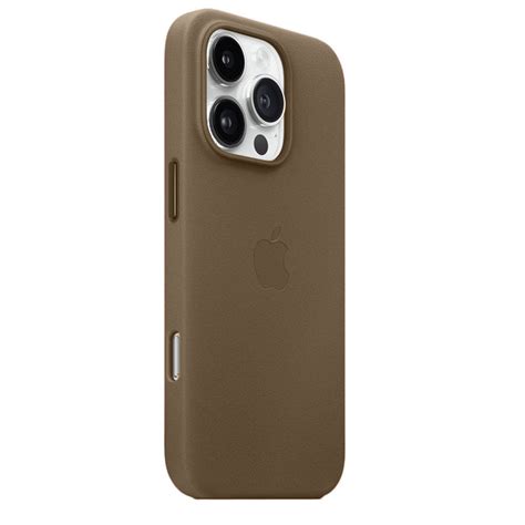 iPhone 16 Pro Max Leather Case with Magsafe - Titanium Brown – elefcases
