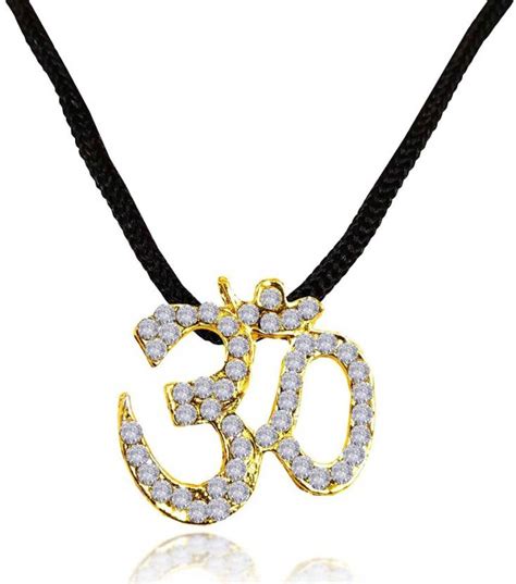 Utkarsh Om Chand Symbol Diamong Nug God Shiva Mahadev Locket Pendant ...
