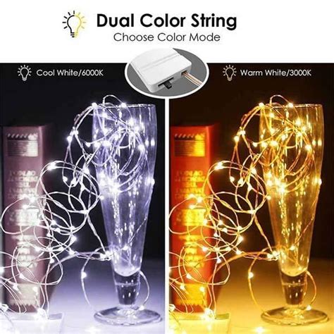 Image result for LED String Lights with Double Base