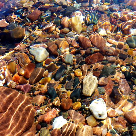 Gorgeous Colored Rocks near Whitefish Point, MI