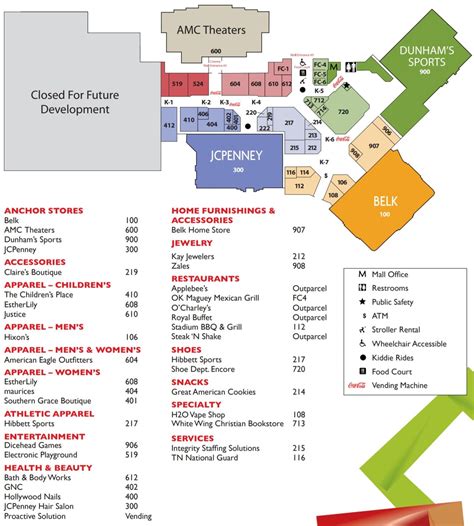 Bay Shore Mall Map at Katie Wheelwright blog
