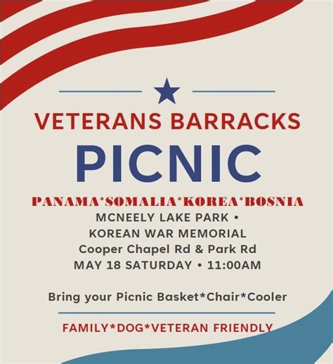 Barracks Picnic - Celebrate Korea Panama Somalia Bosnia Veterans ...