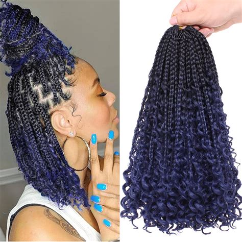 Beverlee 14 Inch 2 Packs Goddess Box Braids Crochet Hair | Desertcart INDIA