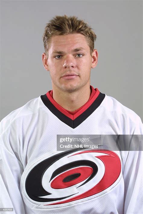 Byron Ritchie of the Carolina Hurricanes poses for a portrait in ...