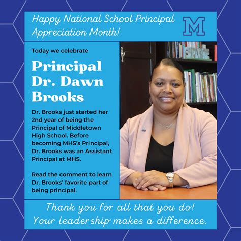 National Principal Appreciation Month - October 2023 | Middletown ...