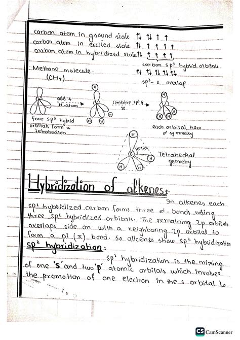 SOLUTION: Chemistry bsc topic hybridisation hybridization of alkanes ...