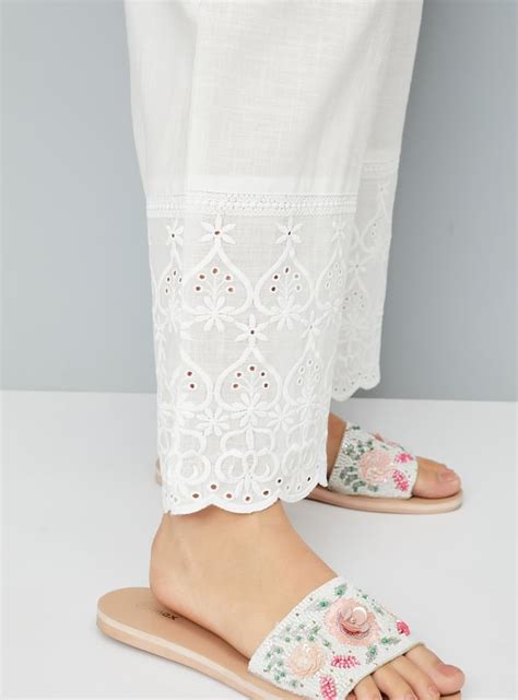 Buy Women Schiffli Embroidered Palazzos Online at just Rs. 599.0 ...