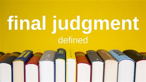 Image result for Final Judgment
