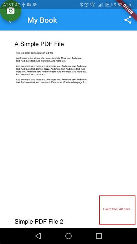 PDF Viewer Tab Flutter 的图像结果