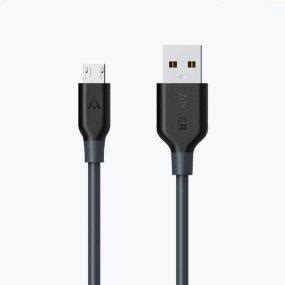 Anker Powerline Ak-A8132012 Micro USB Cable for Charging Adapter (3 ...