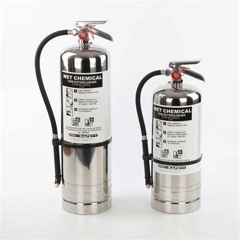 Class K Wet Chemiacal Stainless Steel SS304 Fire Extinguisher EPDM Hose ...