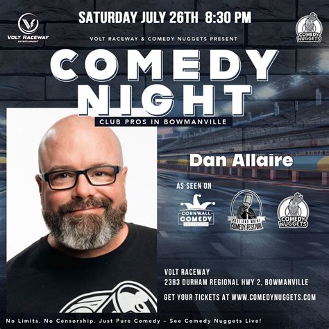 Comedy Nuggets presents Comedy Night in Bowmanville, Volt Raceway ...