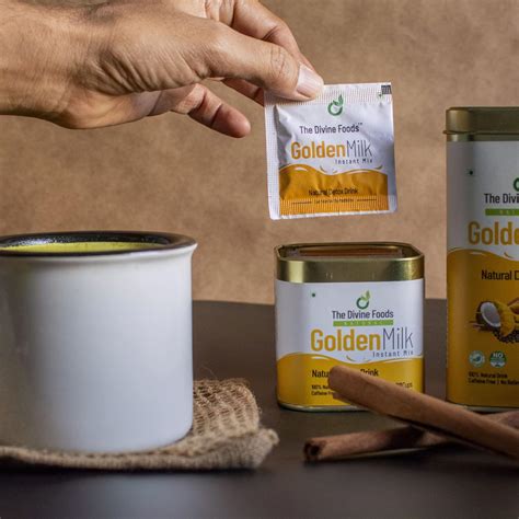 The Divine Foods Organic Golden Milk Latte, Natural Detox Drink DND ...