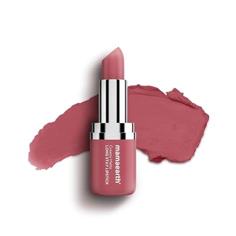 Buy Mamaearth Creamy Matte Long Stay Lipstick with Murumuru Butter and ...