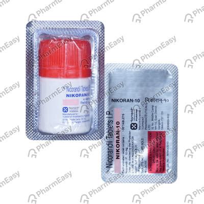 Buy Nikoran 10 MG Tablet (10) Online at Flat 15% OFF | PharmEasy