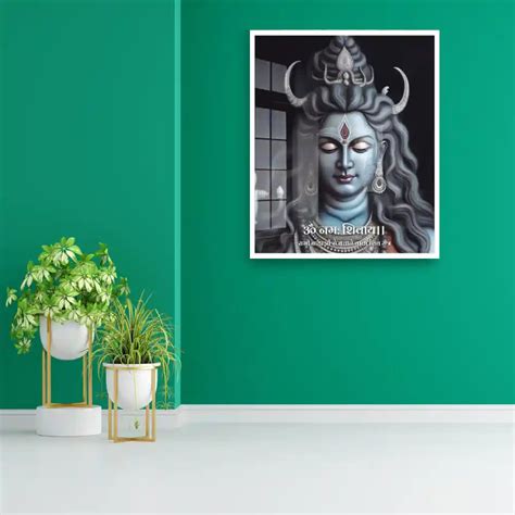 Lord Shiva Acrylic Wall Art – ClassyArtZ.com