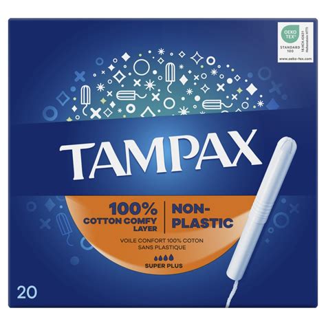 Tampax Tampons 20pk - Super Plus | Feminine Care | B&M Stores