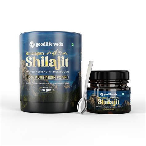 100% Pure Himalayan Shilajit Resin - 20 Gms | Boosts Performance, Stre ...