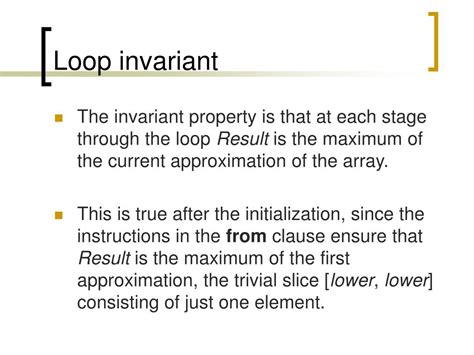 Image result for What Is a Loop Invariant