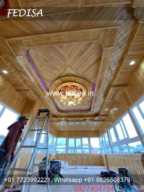 Wood Ceiling, Ceiling Design Living Room 2020 Ceiling Design Lobby ...