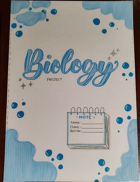 Biology Front Page Design 的图像结果