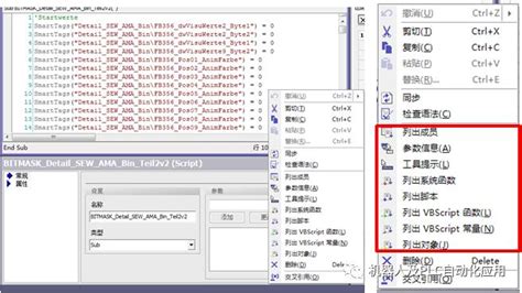 WinCC Scripting 的图像结果