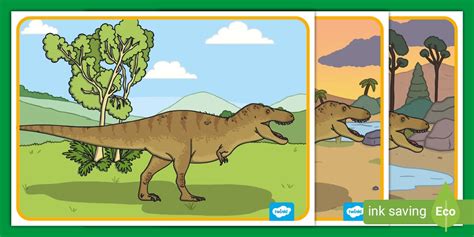 T Rex Habitat Display Posters – Twinkl Resources - KS1